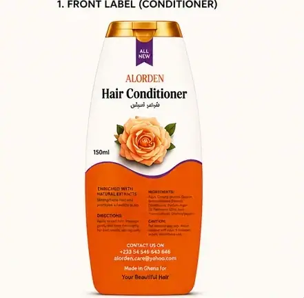 Alorden front label (conditioner)