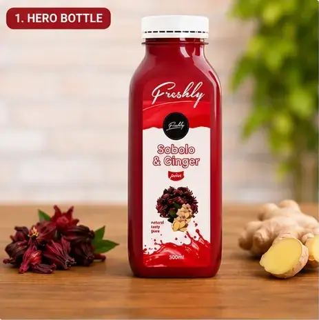 Freshly hero bottle