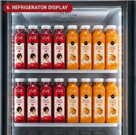 Freshly refrigerator display